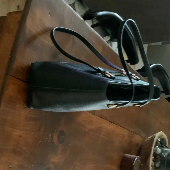 Coach black “Station” Leather Tote - Picture 2 of 9